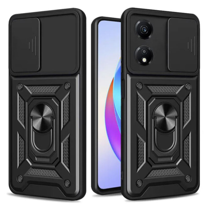 Husa Honor X7b protectie camera Techsuit CamShield Series, negru