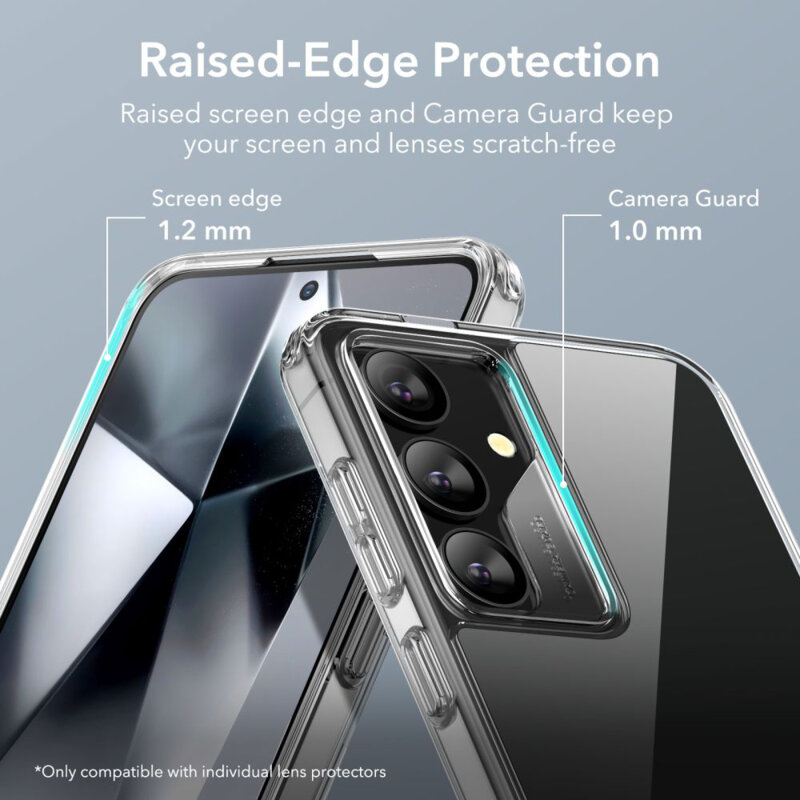 Husa Samsung Galaxy S24 ESR Air Shield Boost Kickstand, transparenta