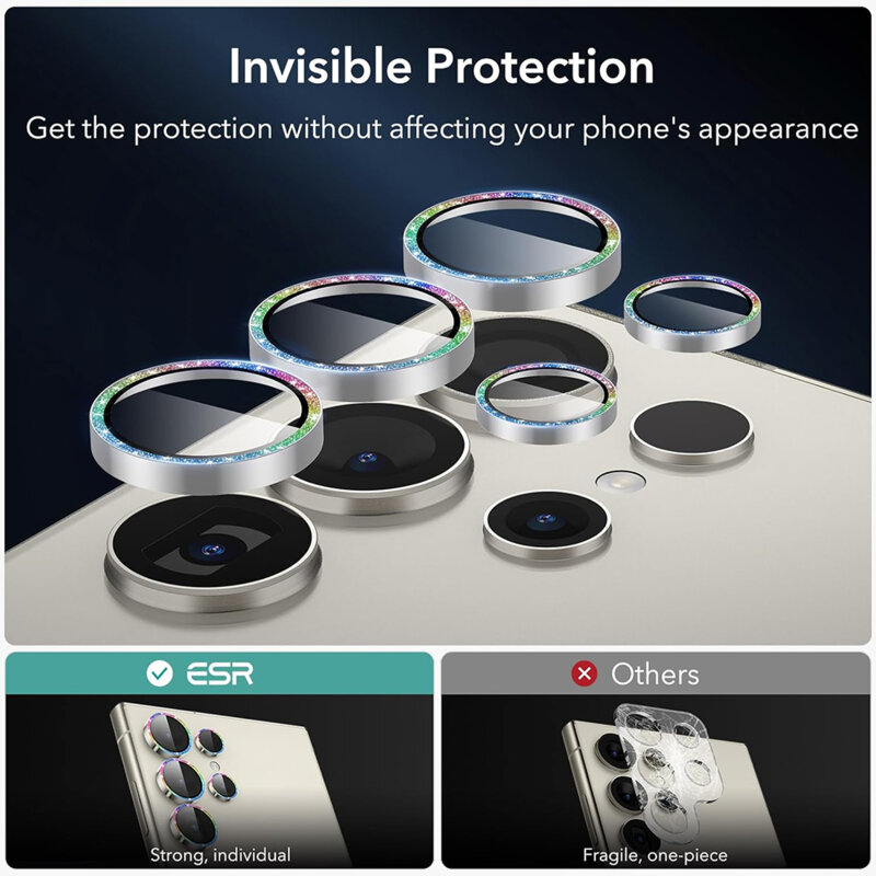 Folie sticla camera Samsung Galaxy S24 Ultra ESR Lens Protector