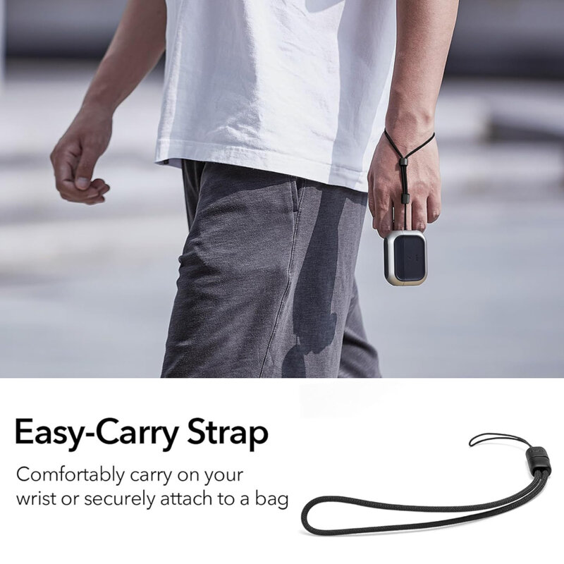 Husa Apple AirPods Pro 2 ESR Orbit Hybrid HaloLock, gri