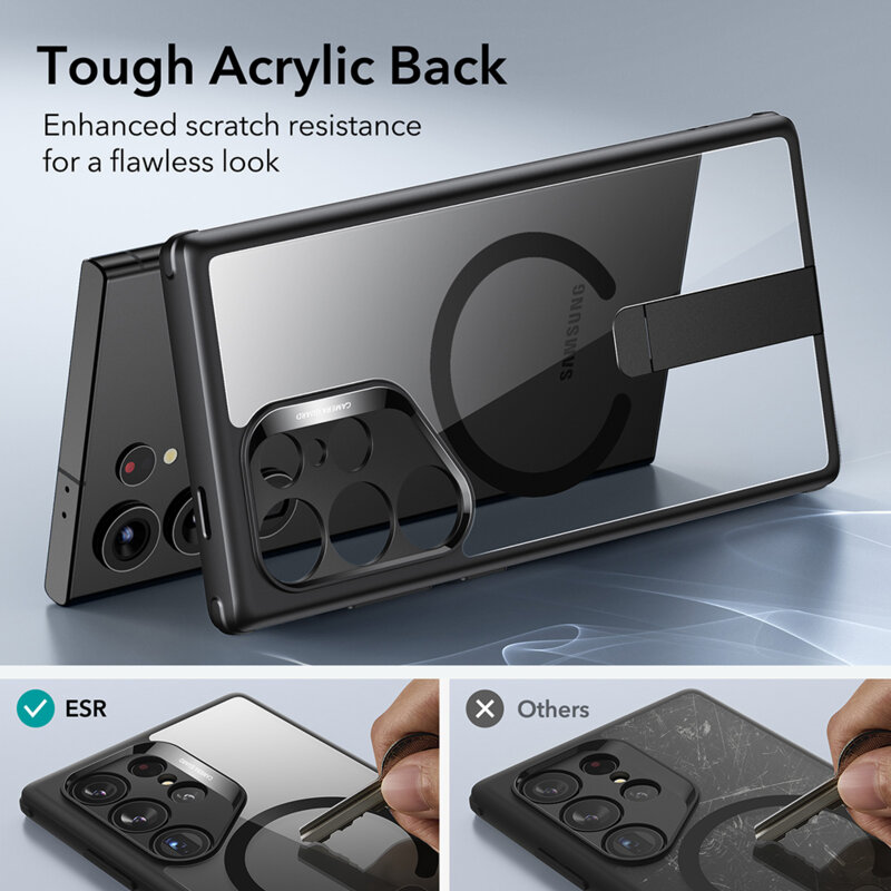 Husa Samsung Galaxy S24 Ultra ESR Boost Flickstand HaloLock, negru