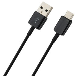 Cablu Samsung USB la Type-C 2.1A, 1m, negru, EP-DG970BBE