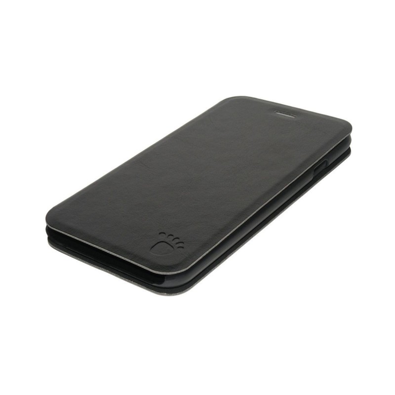 Husa iPhone 6 Toc Flip Carte Negru PAW