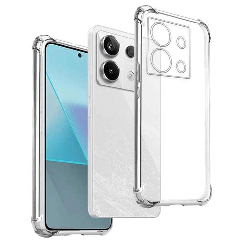 Husa Xiaomi Poco X6 Techsuit Shockproof Clear Silicone, transparenta