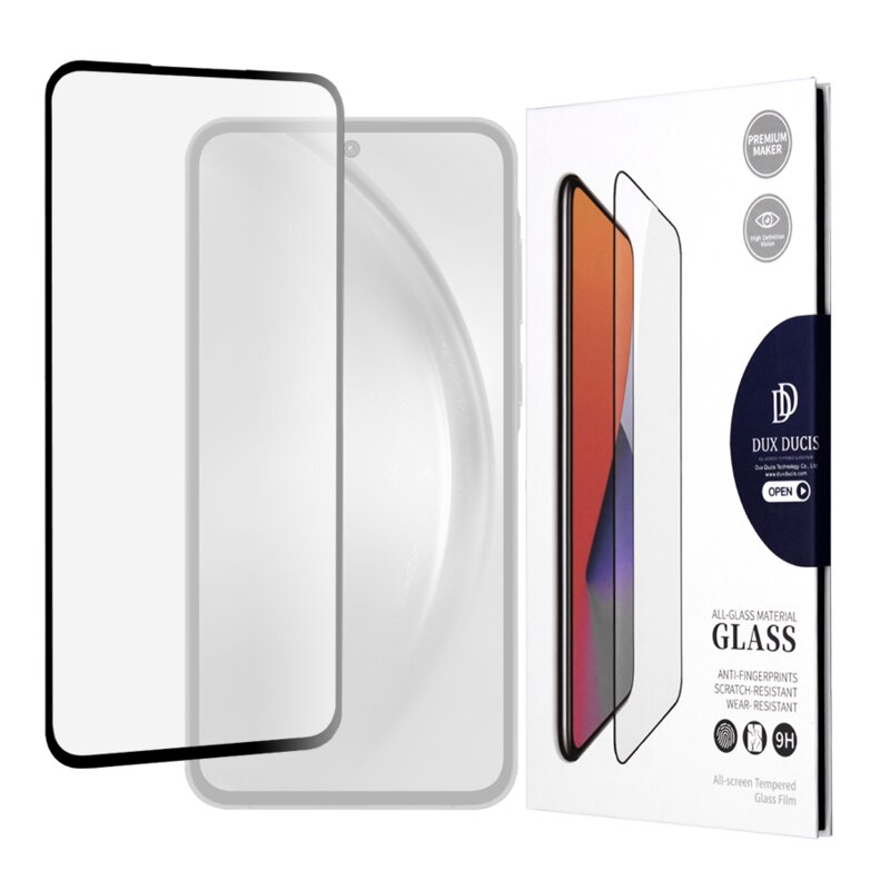 Folie sticla Samsung Galaxy A35 5G Dux Ducis Tempered Glass, negru