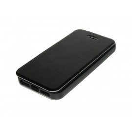 Husa iPhone SE, 5, 5s Toc Flip Carte Negru BN