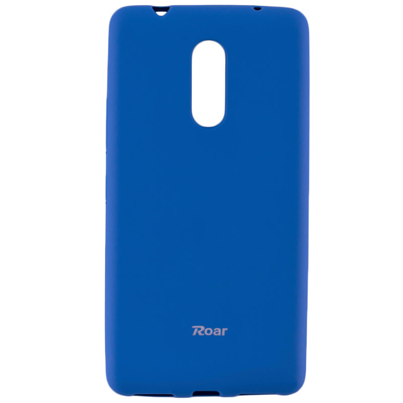 Husa Lenovo K6 Note Roar Colorful Jelly Case Bleu Mat