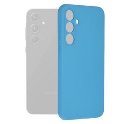 Husa Samsung Galaxy A55 5G Techsuit Soft Edge Silicone, albastru