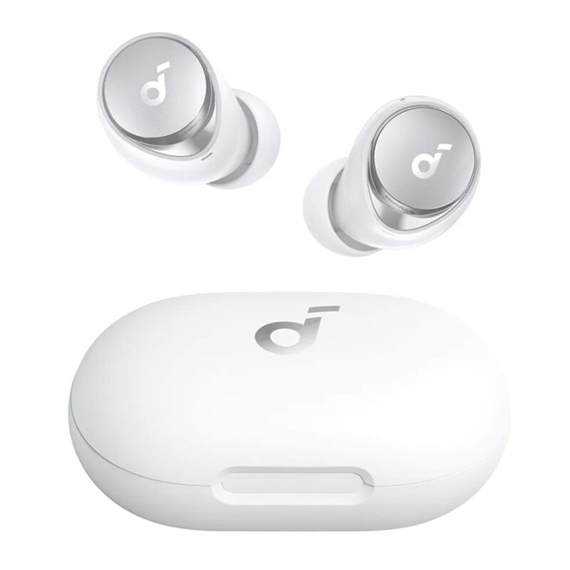 Earbuds, casti wireless Bluetooth in-ear Anker A40, alb