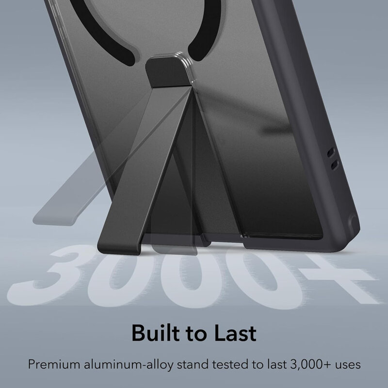 Husa Samsung Galaxy S24 Ultra ESR Boost Flickstand HaloLock, negru frost
