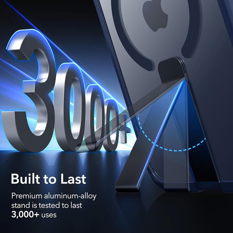 Husa iPhone 15 Pro Max ESR Boost Flickstand HaloLock, bleumarin