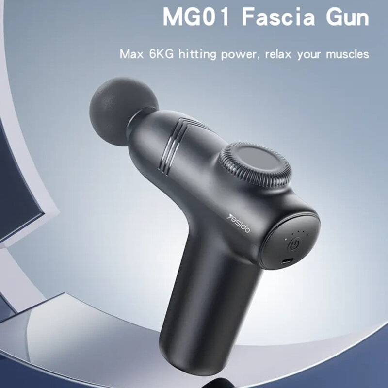 Aparat masaj pistol pentru picioare, gat Yesido MG01, negru
