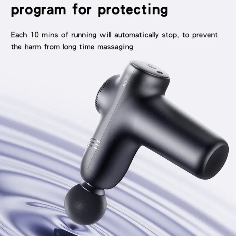 Aparat masaj pistol pentru picioare, gat Yesido MG01, negru