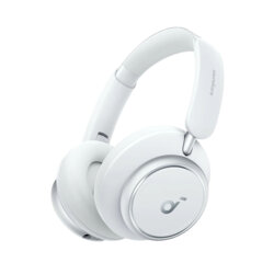 Casti on-ear Bluetooth 5.3 ANC, Type-C Anker Space Q45, alb