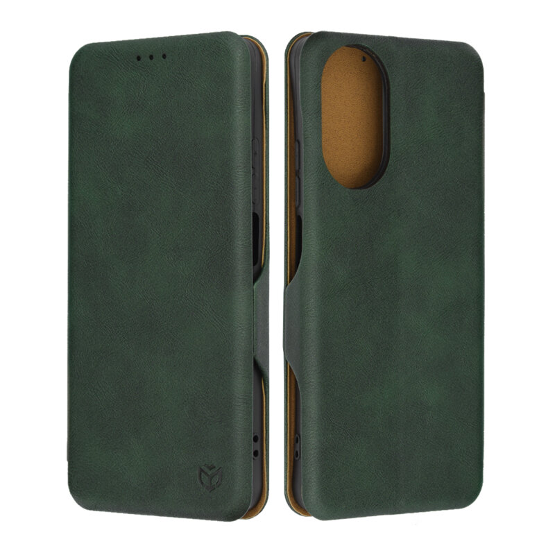 Husa 360° Realme C67 4G Techsuit Safe Wallet Plus, verde