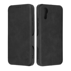 Husa 360° Samsung Galaxy Xcover7 Techsuit Safe Wallet Plus, negru