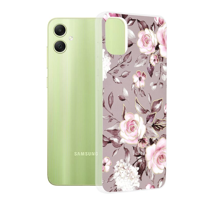 Husa Samsung Galaxy A05 Techsuit Marble, Bloom of Ruth Gray