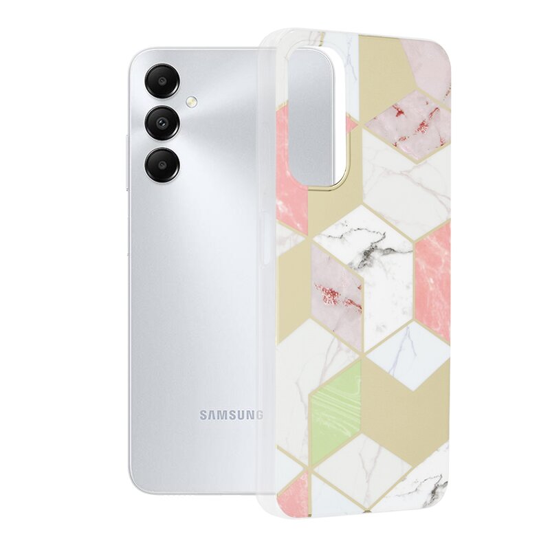 Husa Samsung Galaxy A05s Techsuit Marble, Purple Hex