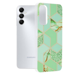 Husa Samsung Galaxy A05s Techsuit Marble, Green Hex