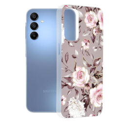 Husa Samsung Galaxy A15 5G Techsuit Marble, Bloom of Ruth Gray