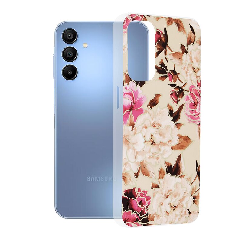 Husa Samsung Galaxy A15 5G Techsuit Marble, Mary Berry Nude