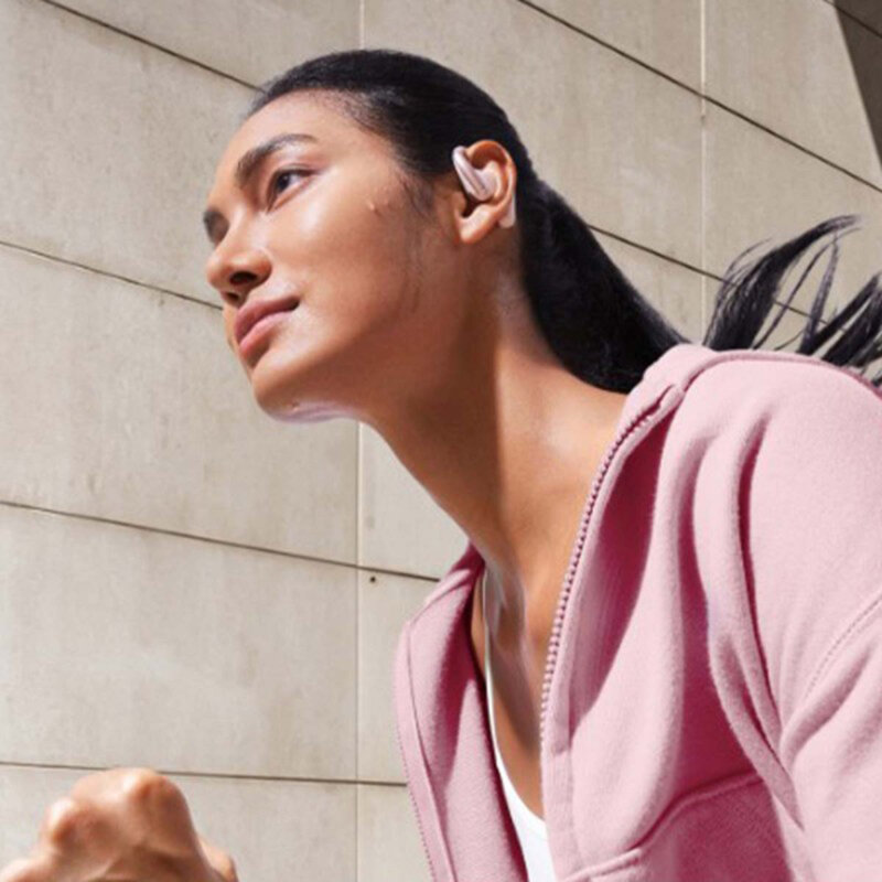 Casti wireless Bluetooth pentru sport Anker AeroFit, roz