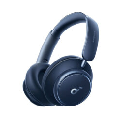 Casti on-ear Bluetooth 5.3 ANC, Type-C Anker Space Q45, albastru