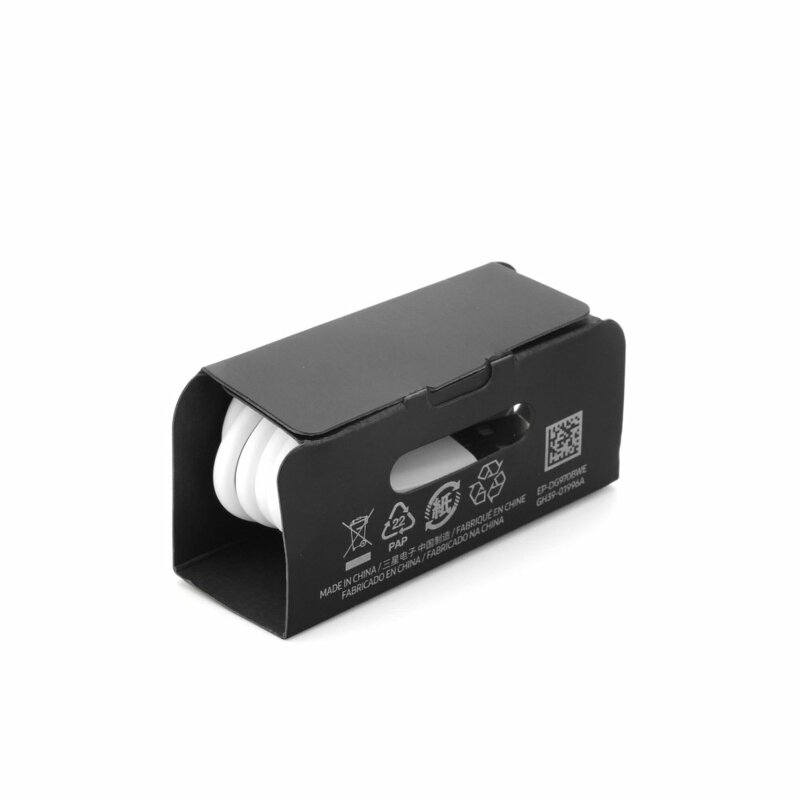 Cablu Samsung USB la Type-C, 2.1A, 1m, alb, bulk, EP-DG970BWE