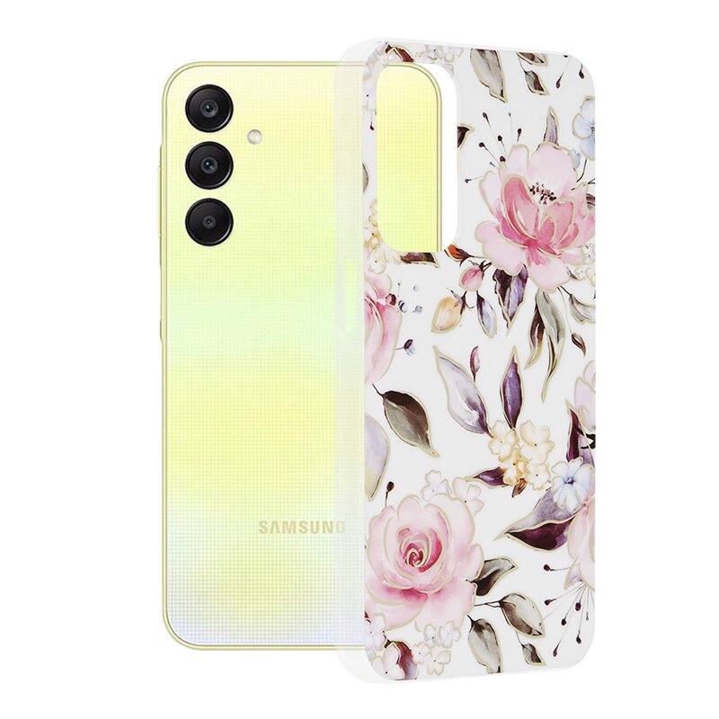 Husa Samsung Galaxy A25 5G Techsuit Marble, Chloe White