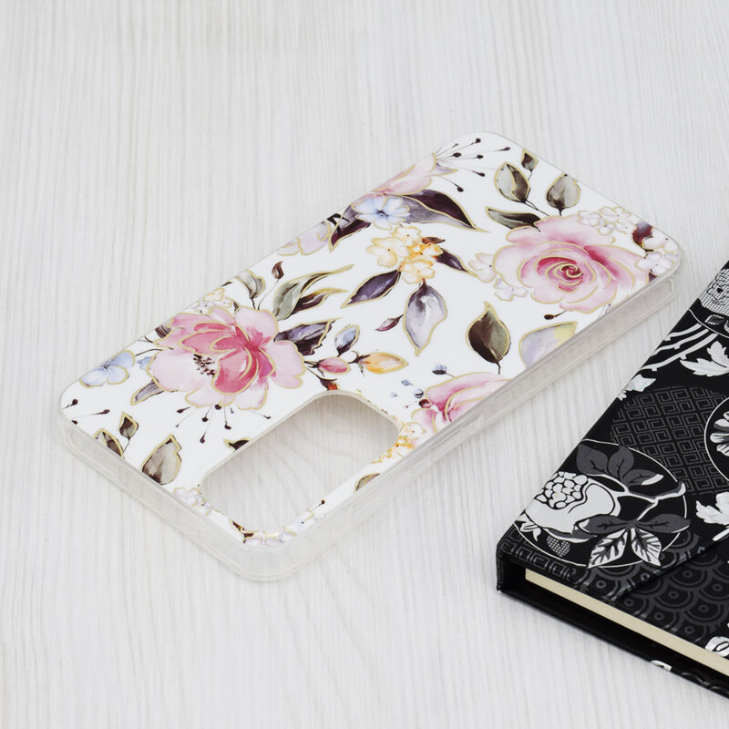 Husa Samsung Galaxy A55 5G Techsuit Marble, Chloe White