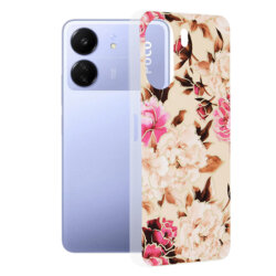 Husa Xiaomi Poco C65 Techsuit Marble, Mary Berry Nude