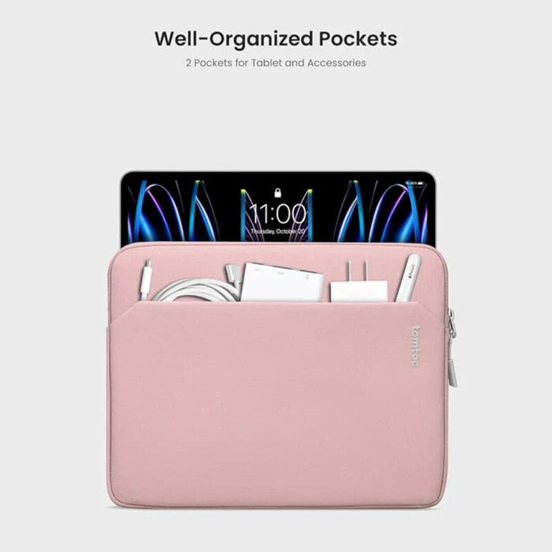 Husa, geanta pentru tableta 12.9” Tomtoc roz, B18B1P1