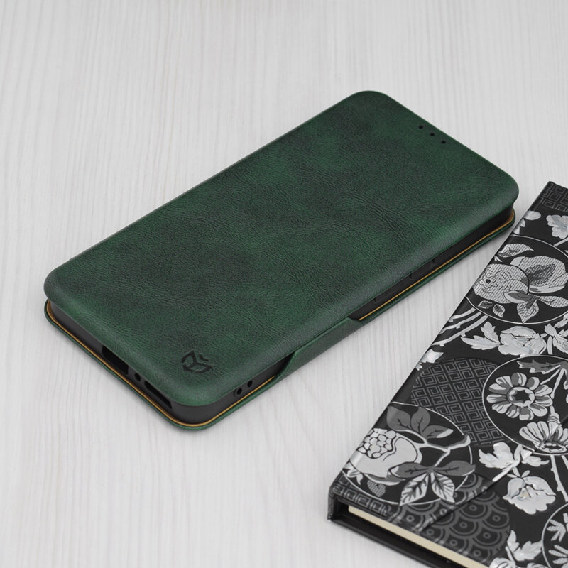 Husa 360° Xiaomi Redmi Note 13 4G Techsuit Safe Wallet Plus, verde