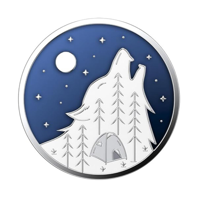 Popsockets original, suport cu functii multiple, Enamel Howl