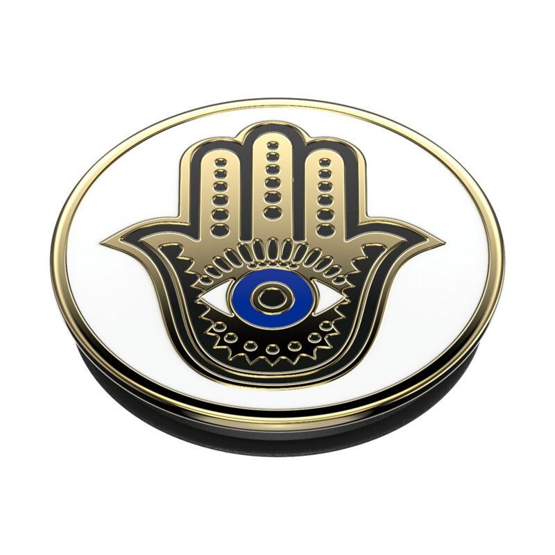 Popsockets original, suport cu functii multiple, Enamel Hamsa Hand