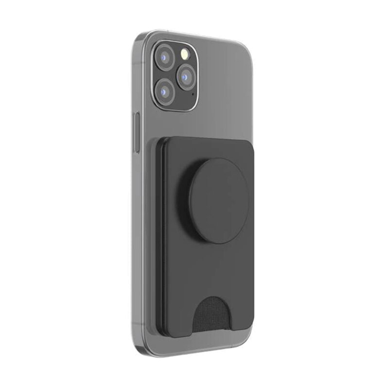 Popsockets original, PopWallet, Magnetic MagSafe Black