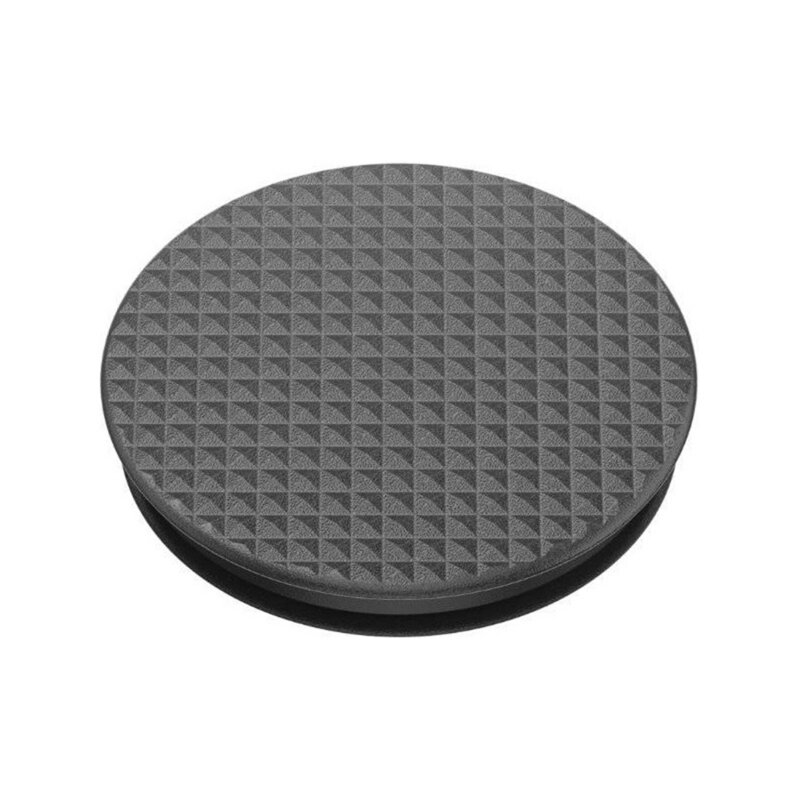 Popsockets original, suport cu functii multiple, Knurled Texture Black