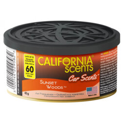 Odorizant auto California Scents, gel parfumat, Sunset Woods
