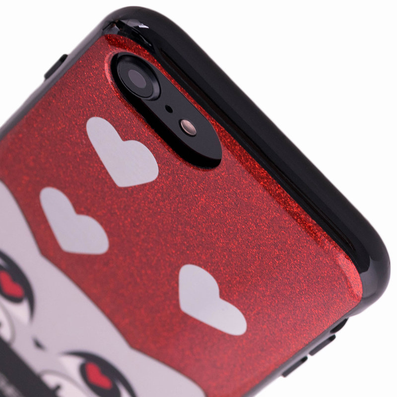 Bumper iPhone 7 Karl Lagerfeld Choupette Valentine - Rosu KLHCP7VDCRE