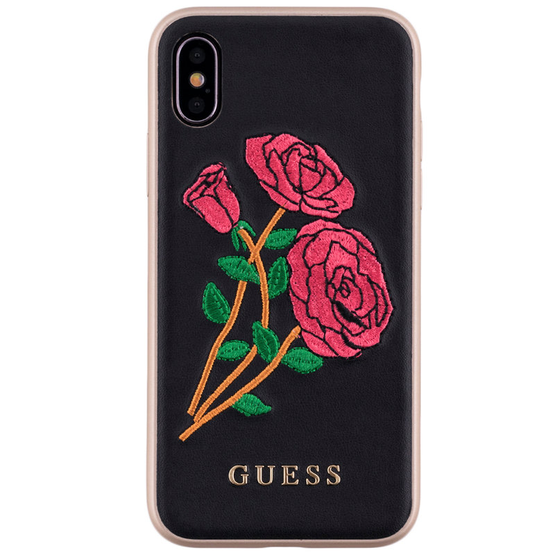 Bumper iPhone X, iPhone 10 Guess - Red Roses GUHCPXEROBK