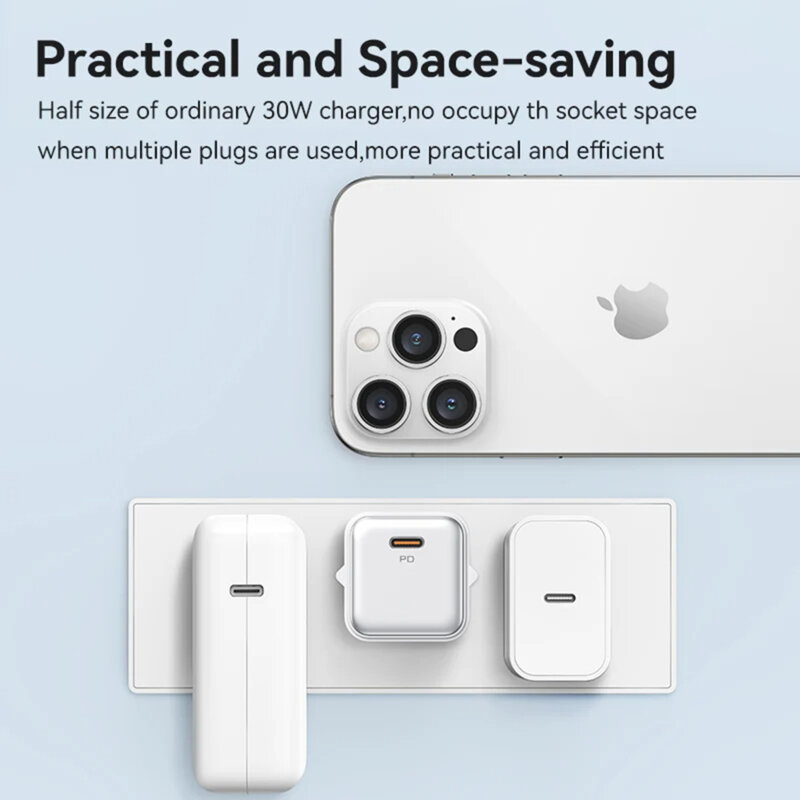 Incarcator tip C PD30W Fast Charging Usams, negru, US-CC186