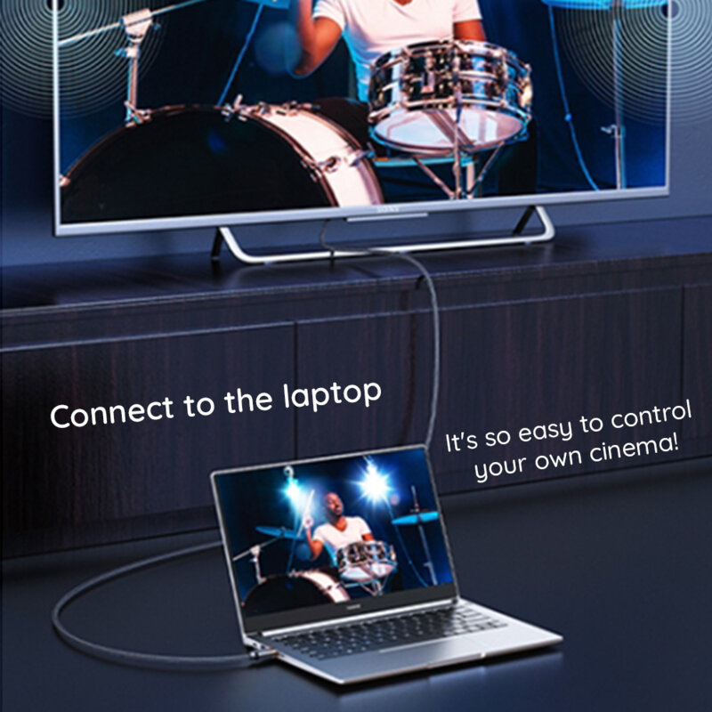 Cablu DP la DP 4K@30Hz HD Usams U74, 2m, negru, US-SJ531