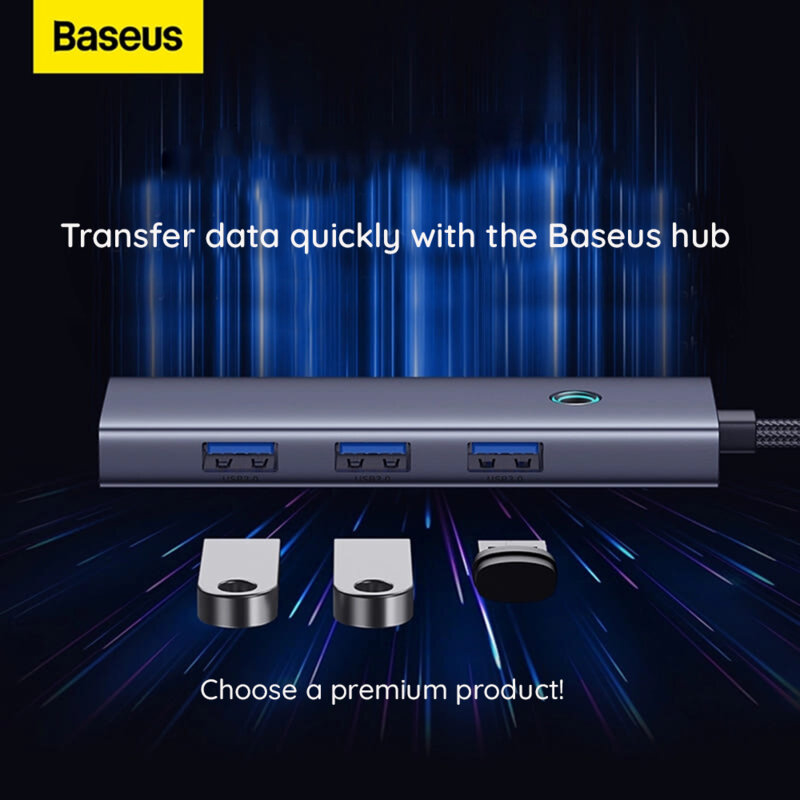 Hub Type-C la HDMI, 3xUSB, Type-C, SD, TF Baseus, B00052803811-00