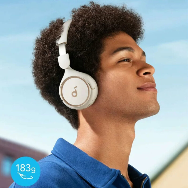 Casti On-Ear wireless Bluetooth Anker SoundCore H30i, alb