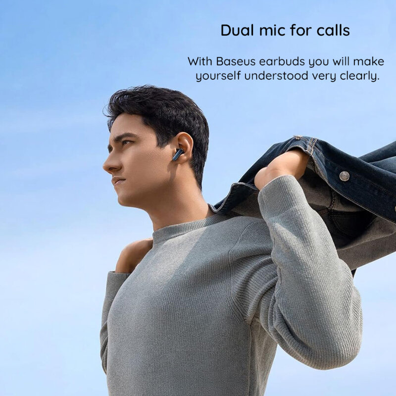 Casti in-ear True Wireless Bluetooth Baseus Bowie M2s, negru