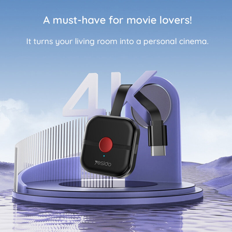 Receiver Wireless HD Yesido TV10 2.4G, negru