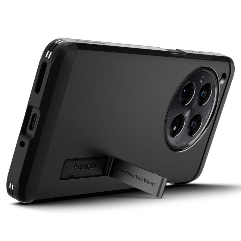 Husa OnePlus 12 Spigen Tough Armor, negru