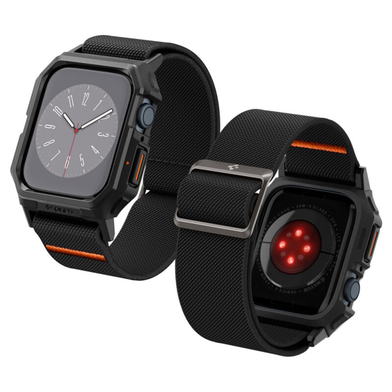 [Pachet husa + curea] Apple Watch 7 45mm Spigen Lite Fit 