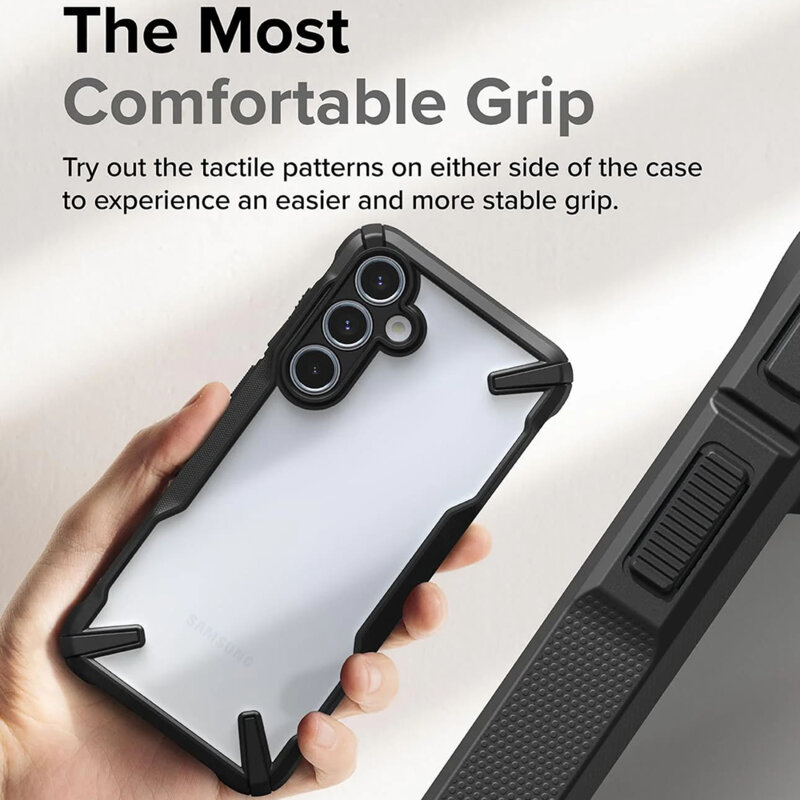 Husa Samsung Galaxy A55 5G Ringke Fusion X, negru