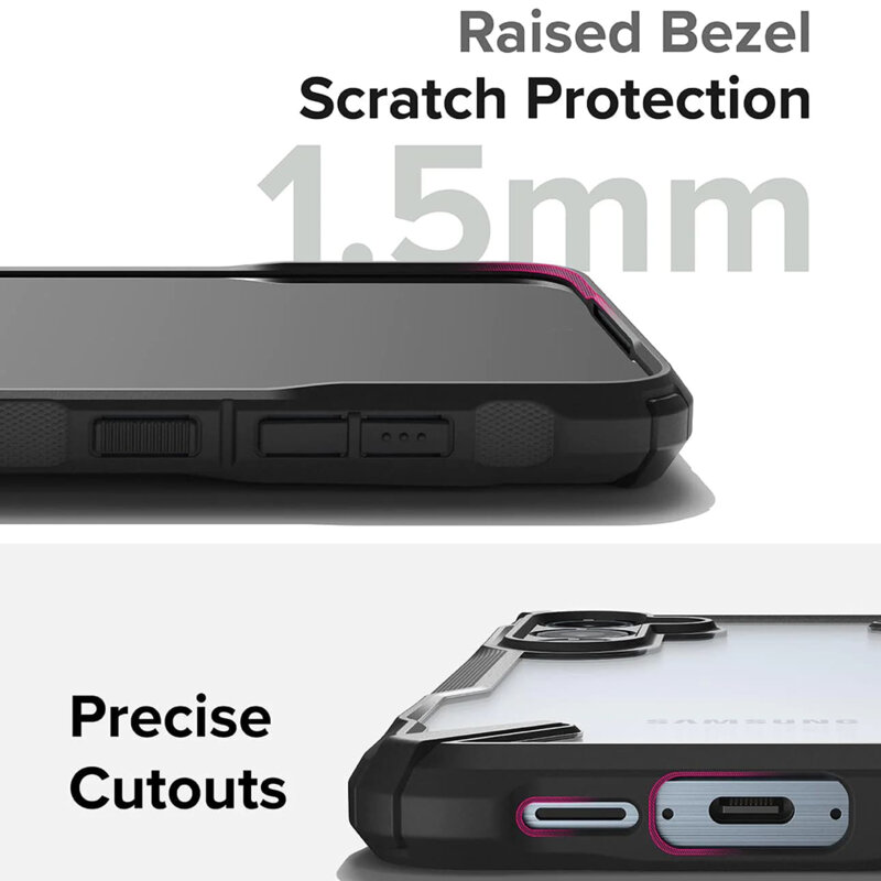 Husa Samsung Galaxy A55 5G Ringke Fusion X, negru